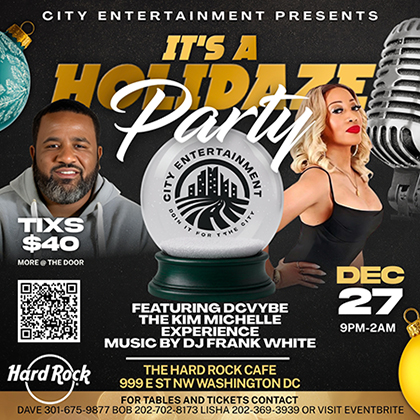 Holidaze Party at Hard Rock Cafe flyer