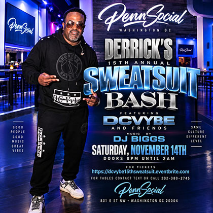 15th Annual Sweatsuit Party flyer