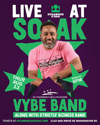 Live at SOAK flyer